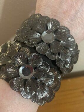 Wide Vintage Cuff Bracelet